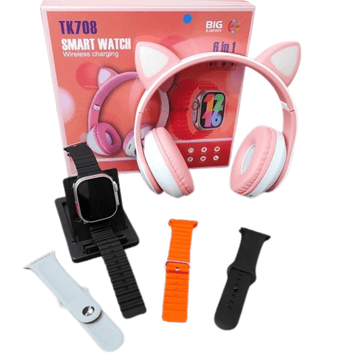 TK708 Smartwatch with Head Phones