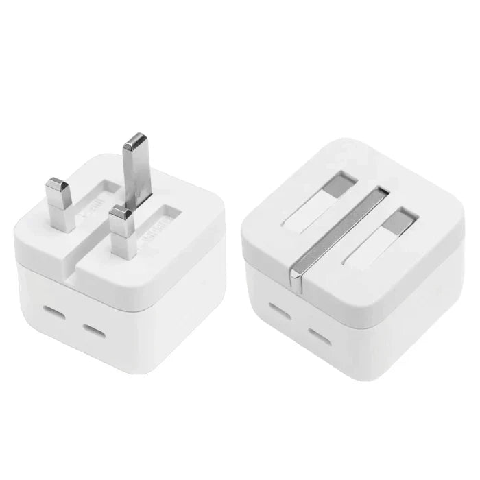Apple 3 PIN USB-C+C Power Adapter With 2 slots (35W) - ( REPLICA )