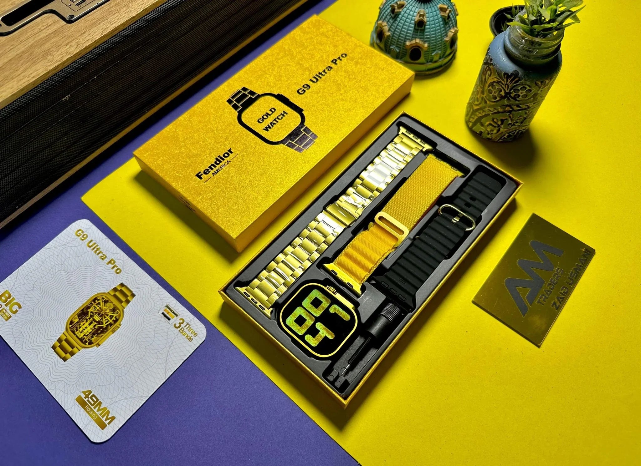 G9 Ultra Pro – Golden Smart Watch